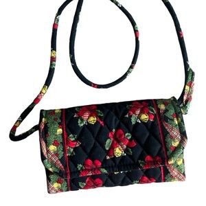 Vera Bradley Retired Hens N Holly Long Sleeve Wallet - Rare